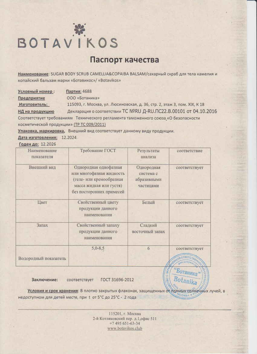Паспорт №122024